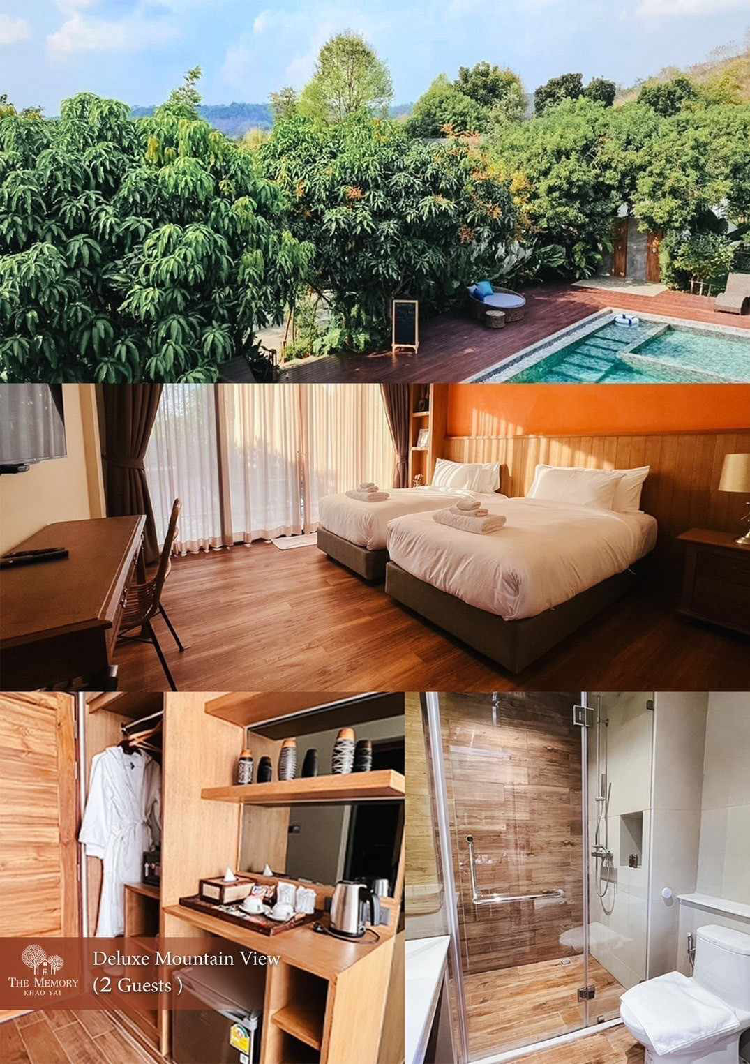 Twin Room with Mountain View
